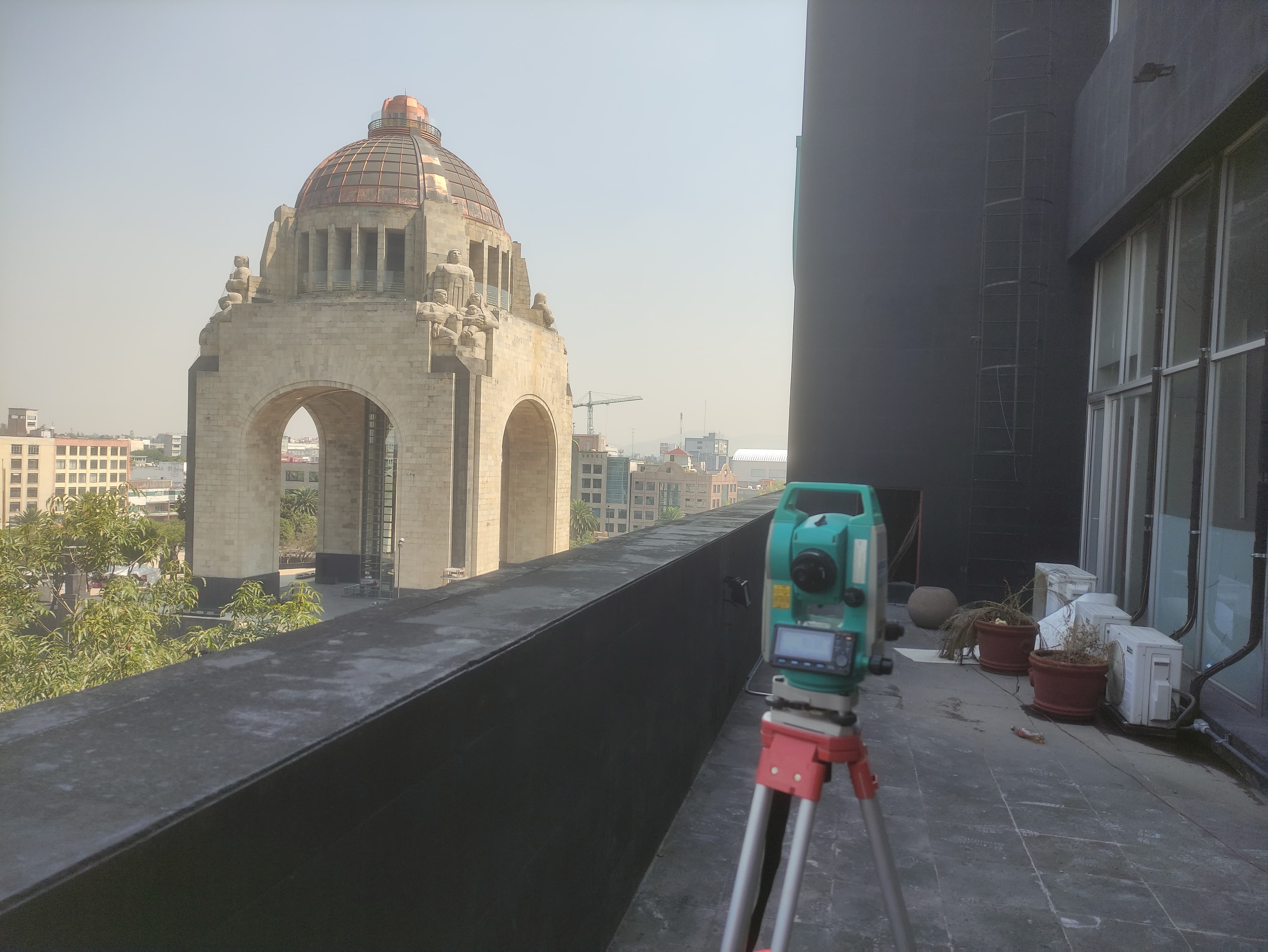Red vial urbana levantamiento topográfico Estado de México
